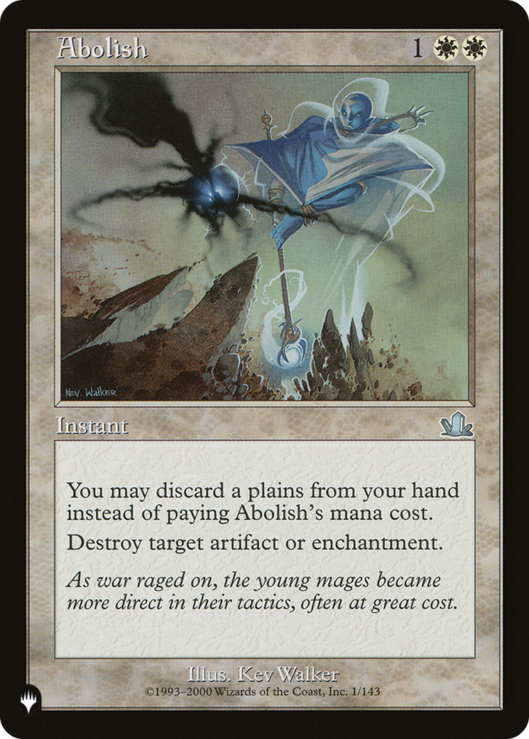 Abolish [The List Reprints] | Good Games Adelaide SA