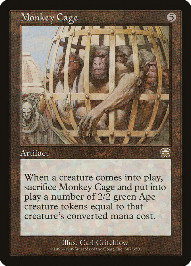 Monkey Cage 307 (Mercadian Masques)  - Foil | Good Games Adelaide SA