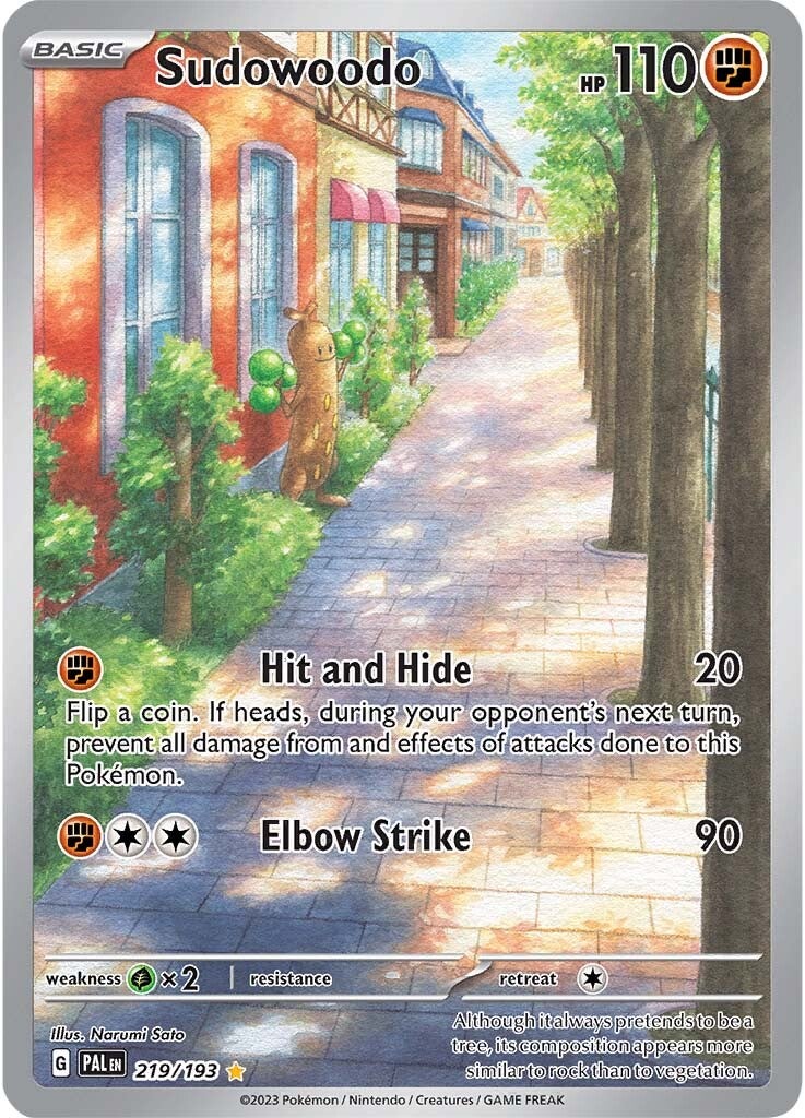 Sudowoodo (219/193) [Scarlet & Violet: Paldea Evolved] | Good Games Adelaide SA