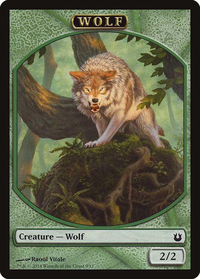 Wolf Token [Born of the Gods Tokens] | Good Games Adelaide SA