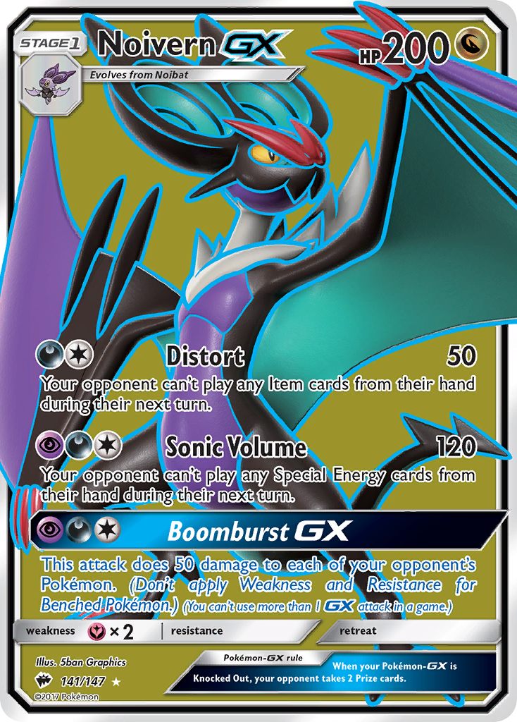 Noivern GX (141/147) [Sun & Moon: Burning Shadows] | Good Games Adelaide SA