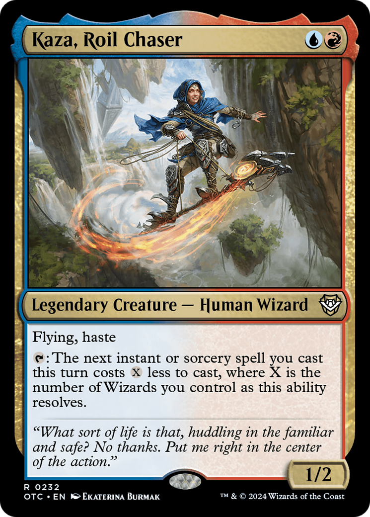 Kaza, Roil Chaser [Outlaws of Thunder Junction Commander] | Good Games Adelaide SA