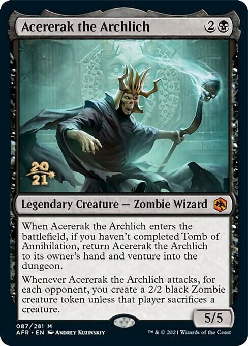 Acererak the Archlich 87 (Prerelease Cards)  - Foil | Good Games Adelaide SA
