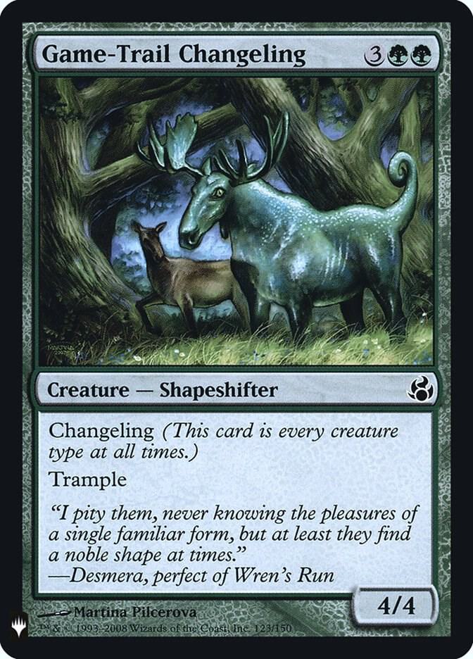 Game Trail Changeling 123 (The List Reprints)  - Foil | Good Games Adelaide SA