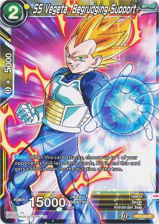 SS Vegeta, Begrudging Support [XD3-06] | Good Games Adelaide SA
