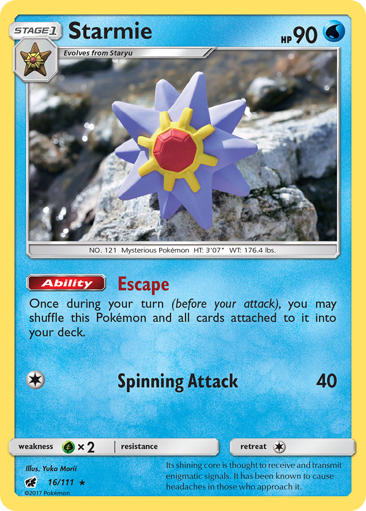 Starmie (16/111) [Sun & Moon: Crimson Invasion] | Good Games Adelaide SA
