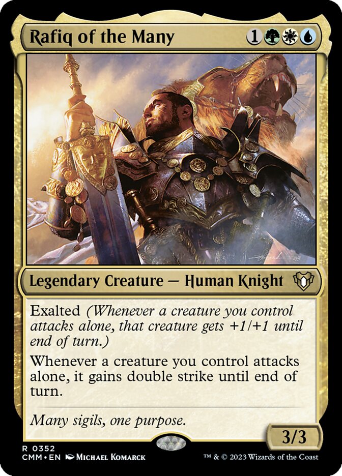 Rafiq of the Many 352 (Commander Masters)  | Good Games Adelaide SA