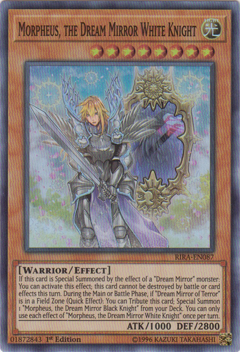 Morpheus, the Dream Mirror White Knight [RIRA-EN087] Super Rare | Good Games Adelaide SA