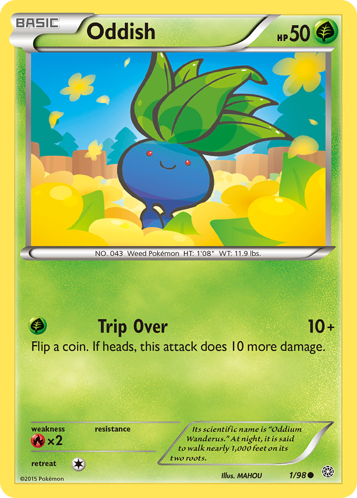 Oddish (1/98) [XY: Ancient Origins] | Good Games Adelaide SA