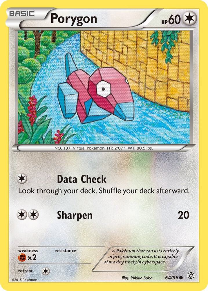 Porygon 64/98 (XY - Ancient Origins)  | Good Games Adelaide SA