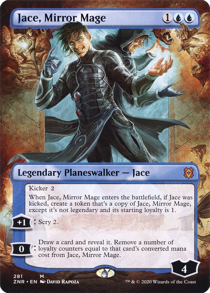 Jace, Mirror Mage (Borderless) [Zendikar Rising] | Good Games Adelaide SA