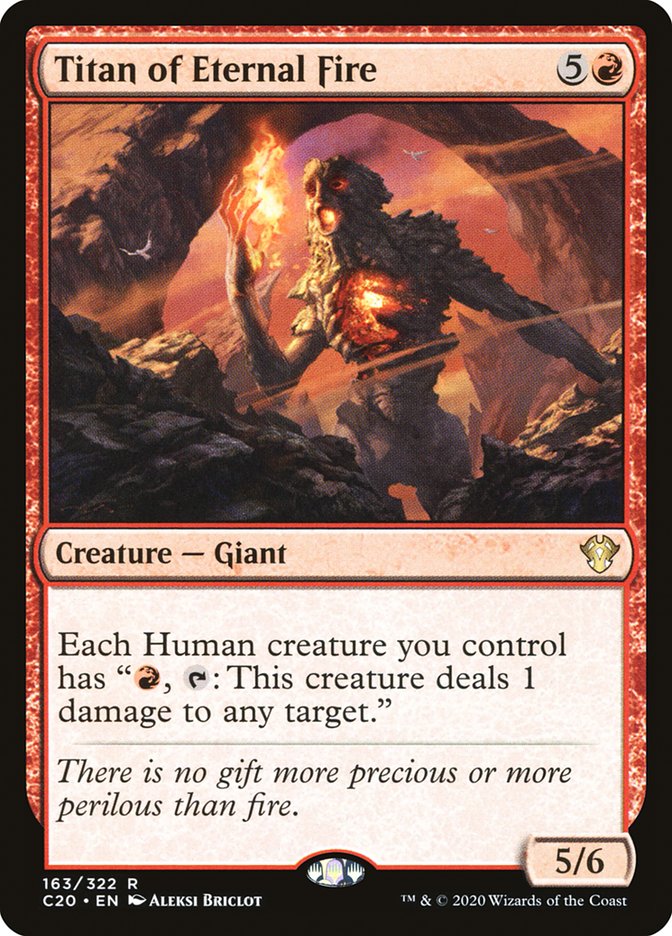 Titan of Eternal Fire 163 (Commander 2020)  | Good Games Adelaide SA