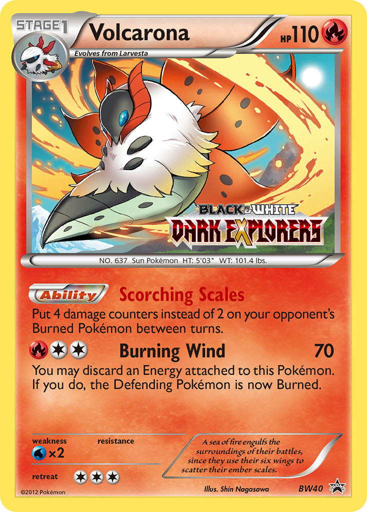 Volcarona (BW40) [Black & White: Black Star Promos] | Good Games Adelaide SA