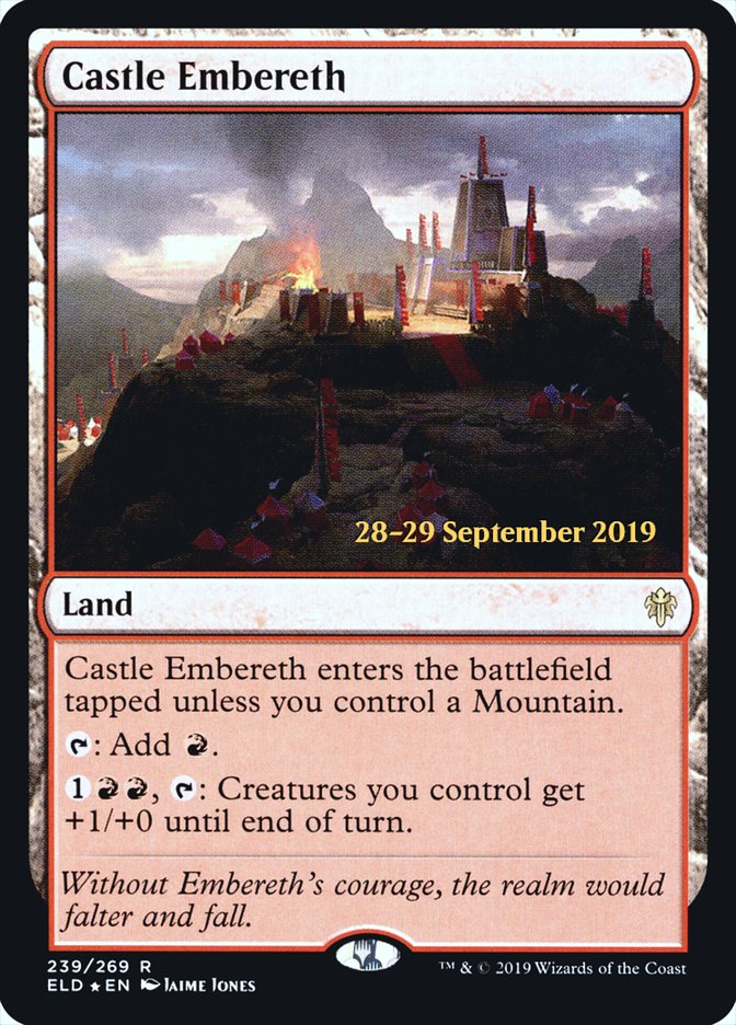 Castle Embereth  [Throne of Eldraine Prerelease Promos] | Good Games Adelaide SA