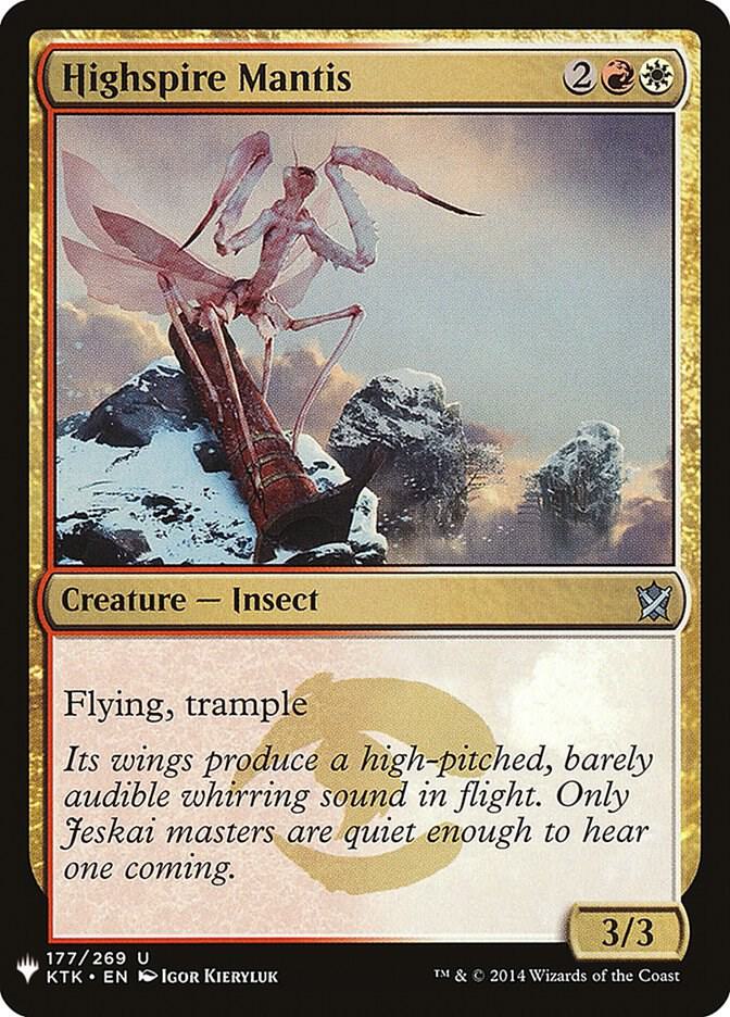 Highspire Mantis 177 (The List Reprints)  | Good Games Adelaide SA