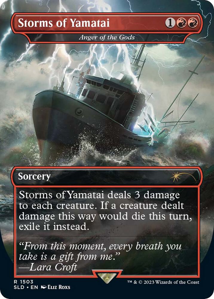 Storms of Yamatai Anger of the Gods 1503 (Secret Lair Drop Series)  - Foil | Good Games Adelaide SA