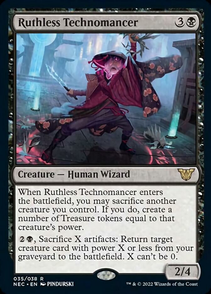 Ruthless Technomancer [Kamigawa: Neon Dynasty Commander] | Good Games Adelaide SA