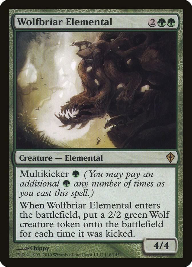Wolfbriar Elemental 118 (Worldwake)  - Foil | Good Games Adelaide SA