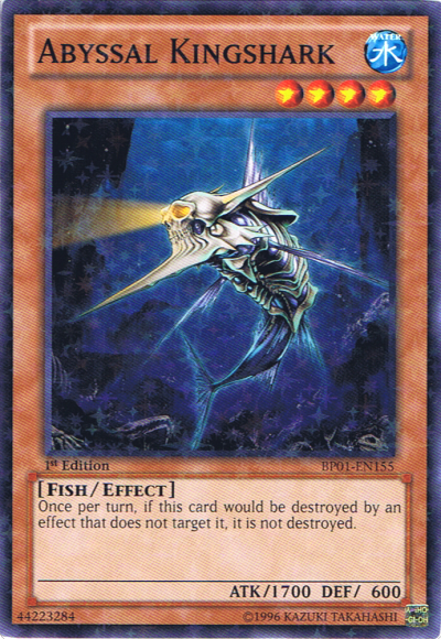 Abyssal Kingshark [BP01-EN155] Starfoil Rare | Good Games Adelaide SA