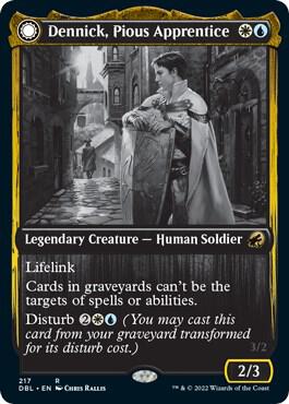 Dennick Pious Apprentice 217 (Innistrad: Double Feature)  | Good Games Adelaide SA
