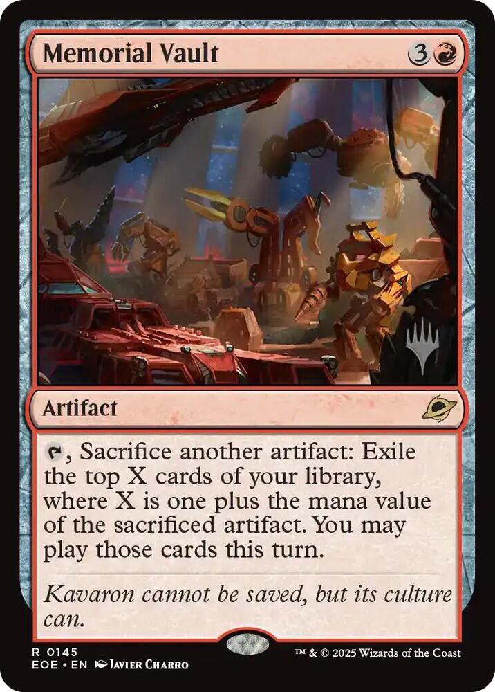 Memorial Vault 145 (Promo Pack: Edge of Eternities)  | Good Games Adelaide SA
