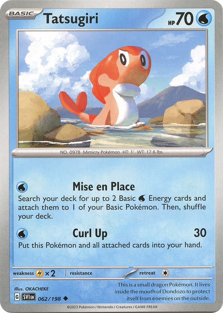 Tatsugiri 062/198 (SV01: Scarlet & Violet Base Set)  | Good Games Adelaide SA
