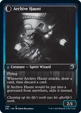 Overwhelmed Archivist // Archive Haunt [Innistrad: Double Feature] | Good Games Adelaide SA