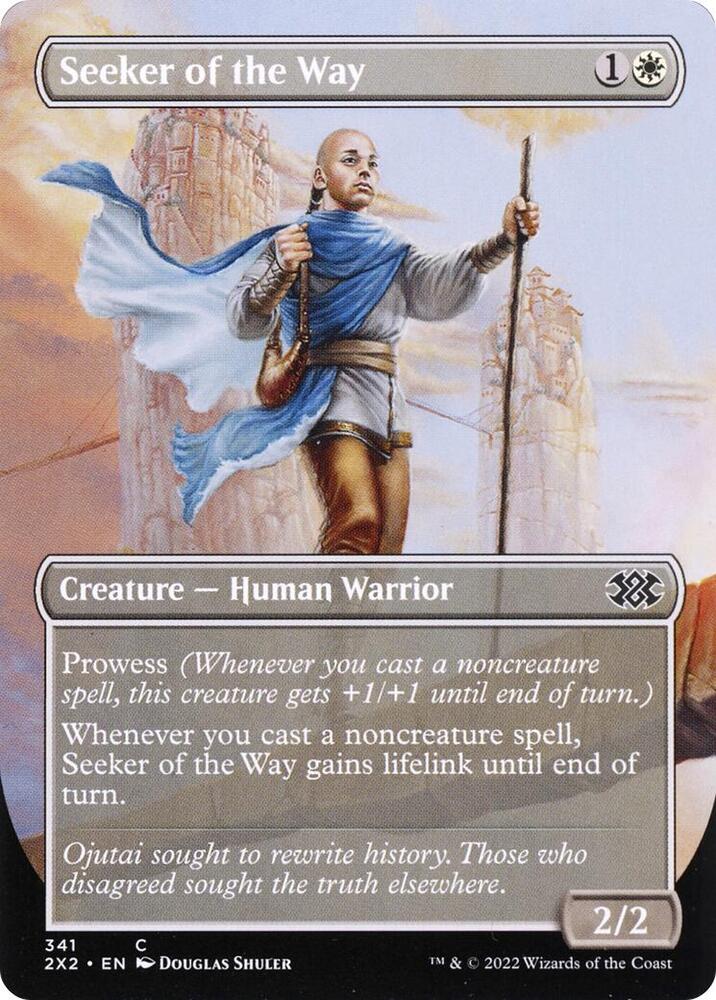 Seeker of the Way Borderless 341 (Double Masters 2022)  | Good Games Adelaide SA