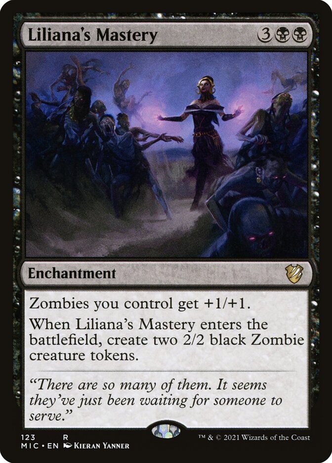 Liliana's Mastery 123 (Commander: Innistrad: Midnight Hunt)  | Good Games Adelaide SA