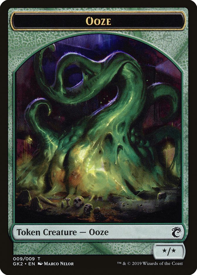 Ooze // Frog Lizard Token [Ravnica Allegiance: Guild Kits] | Good Games Adelaide SA