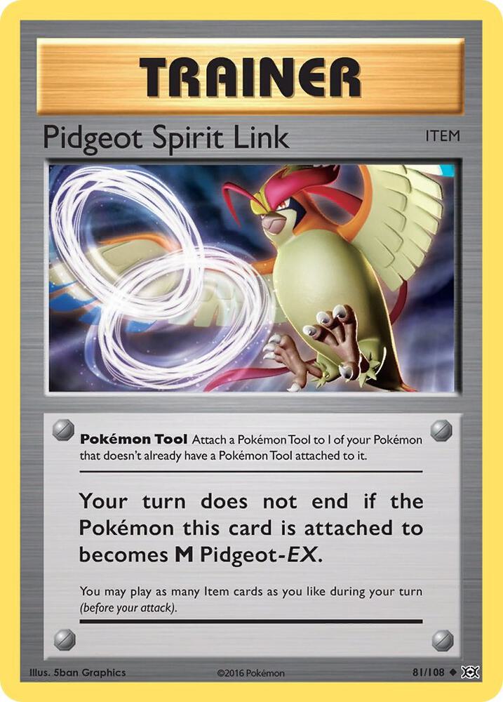 Pidgeot Spirit Link 81/108 (XY - Evolutions)  | Good Games Adelaide SA