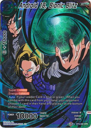 Android 18, Bionic Blitz (SPR) [BT9-099] | Good Games Adelaide SA