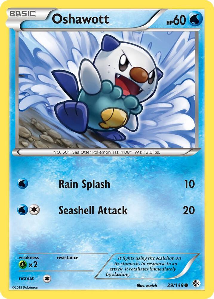 Oshawott 39/149 (Boundaries Crossed)  | Good Games Adelaide SA