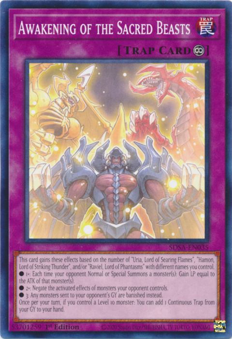 Awakening of the Sacred Beasts [SDSA-EN035] Common | Good Games Adelaide SA