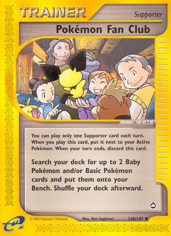 Pokemon Fan Club 130/147 (Aquapolis)  | Good Games Adelaide SA