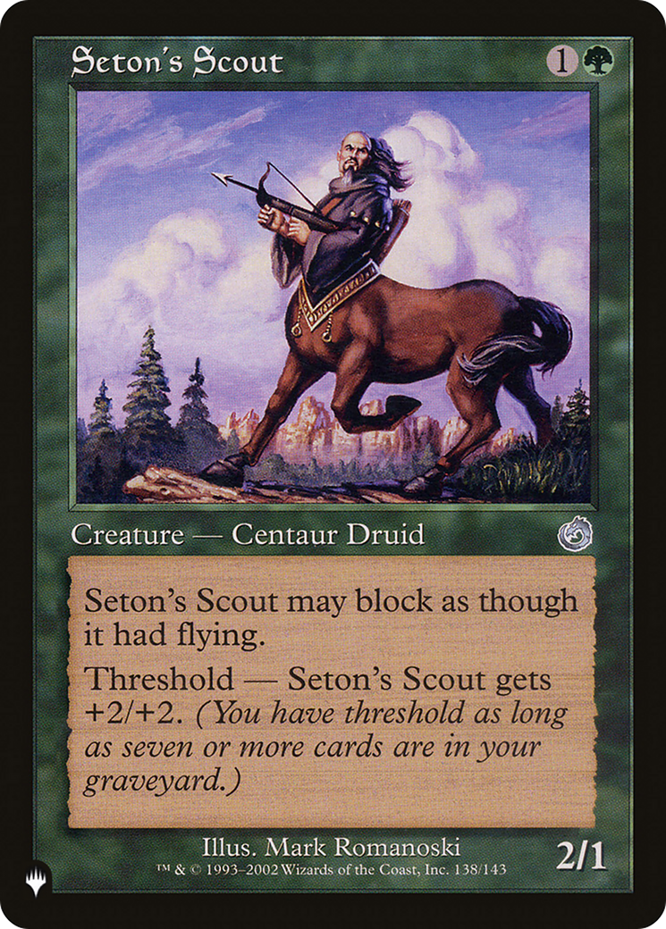 Seton's Scout [The List Reprints] | Good Games Adelaide SA