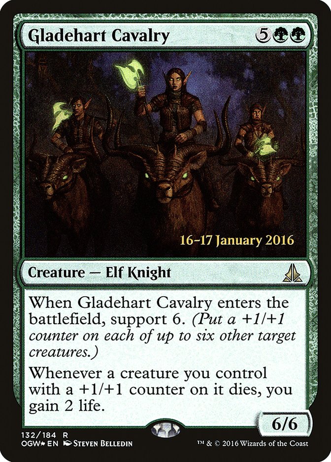 Gladehart Cavalry [Oath of the Gatewatch Promos] | Good Games Adelaide SA