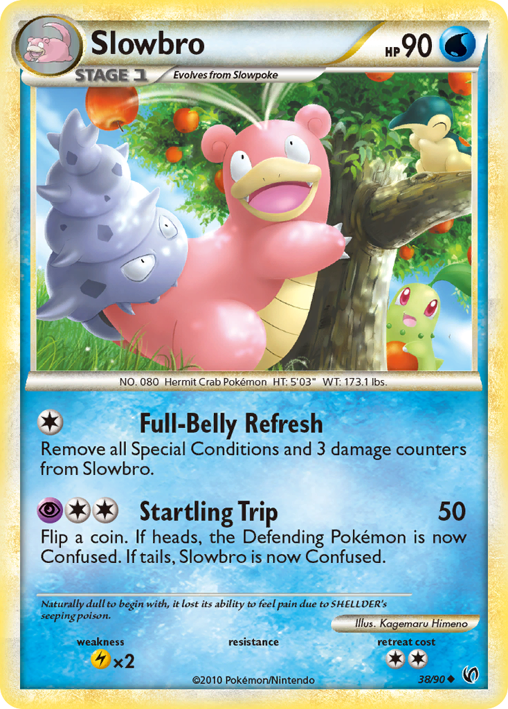 Slowbro (38/90) [HeartGold & SoulSilver: Undaunted] | Good Games Adelaide SA