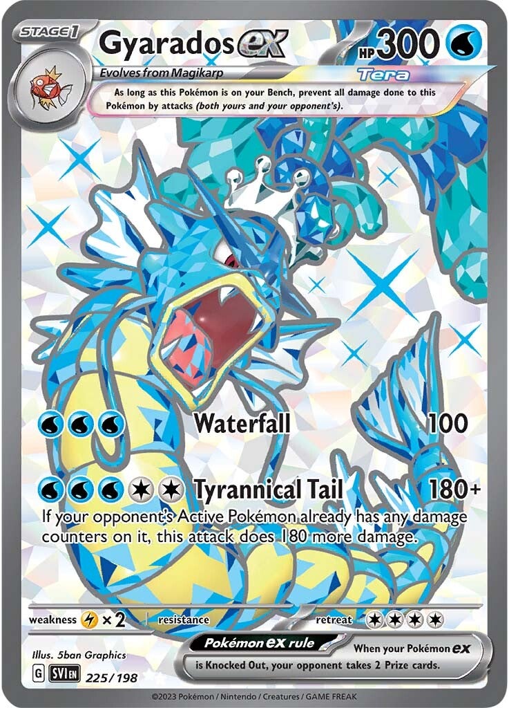 Gyarados ex (225/198) [Scarlet & Violet: Base Set] | Good Games Adelaide SA