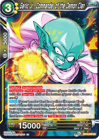 Garlic Jr., Commander of the Demon Clan [BT11-105] | Good Games Adelaide SA