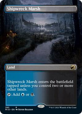 Shipwreck Marsh Borderless 285 (Innistrad: Midnight Hunt)  | Good Games Adelaide SA