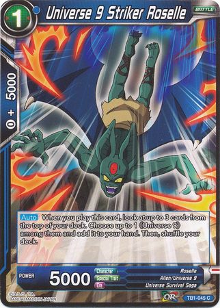 Universe 9 Striker Roselle [TB1-045] | Good Games Adelaide SA