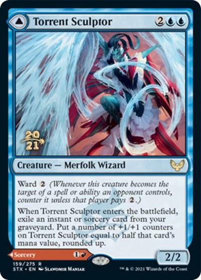 Torrent Sculptor // Flamethrower Sonata [Strixhaven: School of Mages Prerelease Promos] | Good Games Adelaide SA