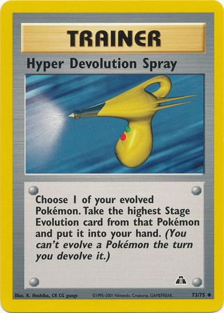 Hyper Devolution Spray (73/75) [Neo Discovery Unlimited] | Good Games Adelaide SA