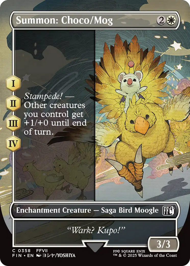 Summon: Choco/Mog (Borderless) [FINAL FANTASY] | Good Games Adelaide SA