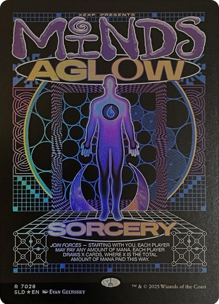 Minds Aglow Rainbow Foil 7028 (Secret Lair Drop Series)  - Foil | Good Games Adelaide SA