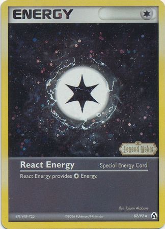 React Energy (82/92) (Stamped) [EX: Legend Maker] | Good Games Adelaide SA