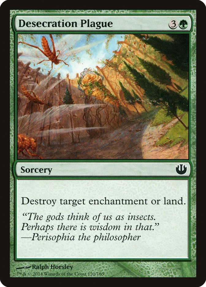 Desecration Plague 120 (Journey Into Nyx)  - Foil | Good Games Adelaide SA