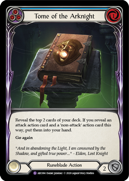 Tome of the Arknight [U-ARC084] Unlimited Rainbow Foil | Good Games Adelaide SA