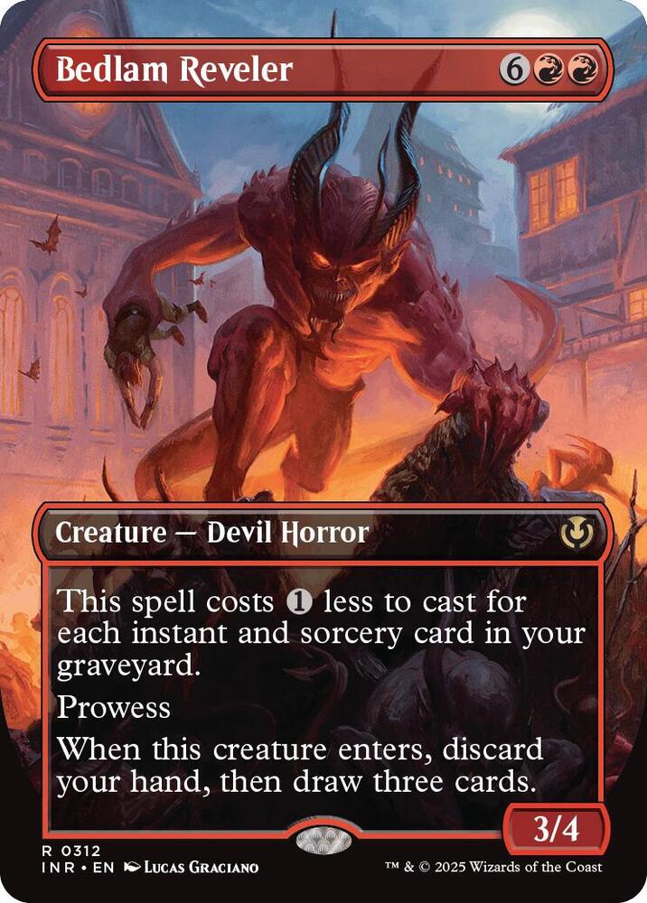 Bedlam Reveler 312 (Innistrad Remastered)  - Foil | Good Games Adelaide SA